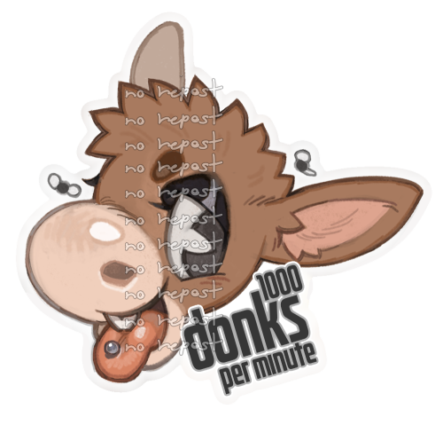 1000 Donks Per Minute Sticker