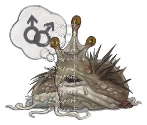 My Brain Slug Makes Me Think Gay Stuff Sticker