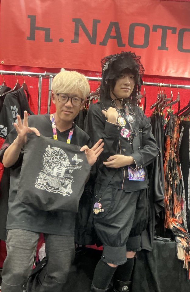 2025_07_12: Mr. Naoto seemed to want a picture because I brought one of his tote bags.